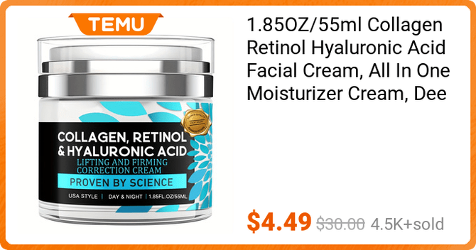 Collagen Retinol Hyaluronic Acid Facial Cream