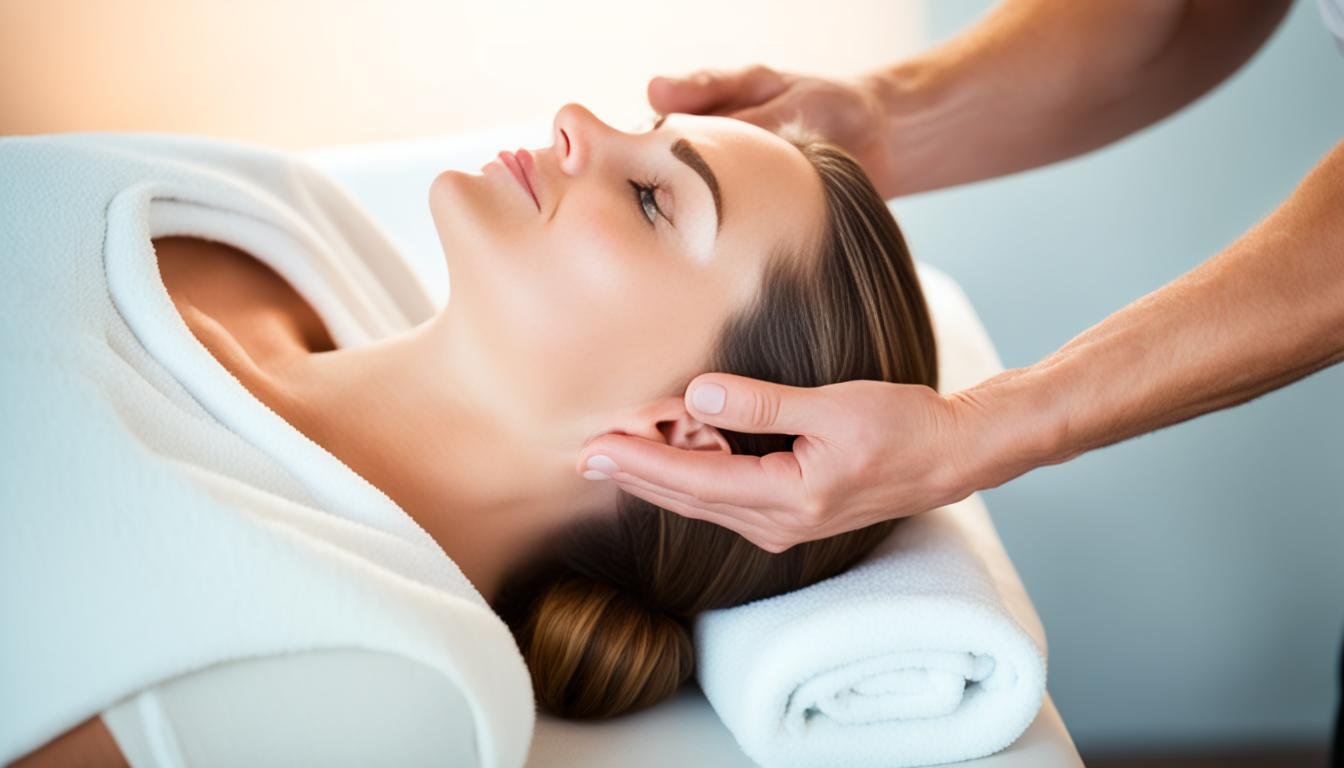 facial massage for stress relief
