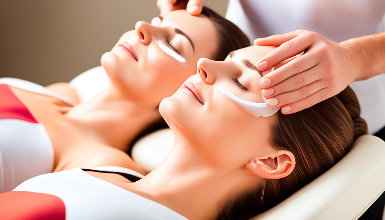 how to perform facial massage